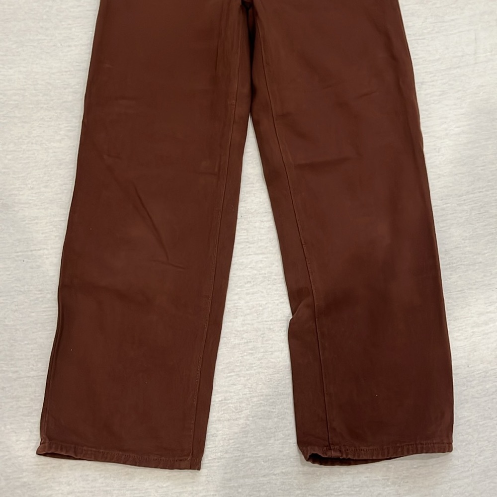 NWOT SHEIN High Waist, Wide Leg, Loose Fitting, brown, Jeans, size S - Picture 8 of 15